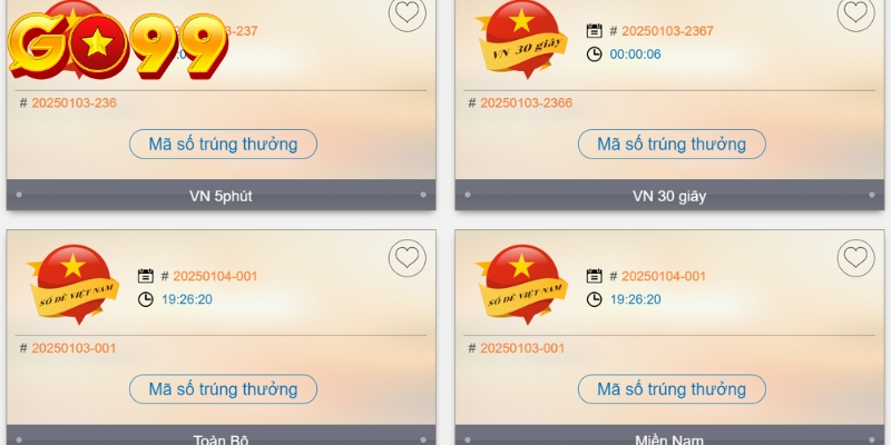 Xổ số Go99: Giao dịch nhanh chóng và an toàn với mã OTP