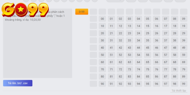 Xổ số Go99 mang đến trải nghiệm Keno nhanh chóng và thú vị